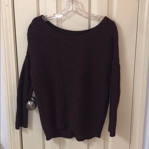 Plum oversized sweater